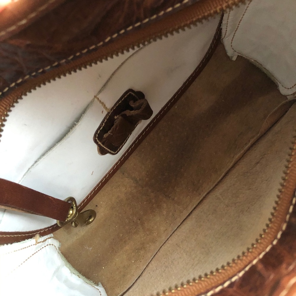 🌺GORGEOUS VINTAGE CROC Brahmin crossbody bag🌺 - Picture 4 of 13